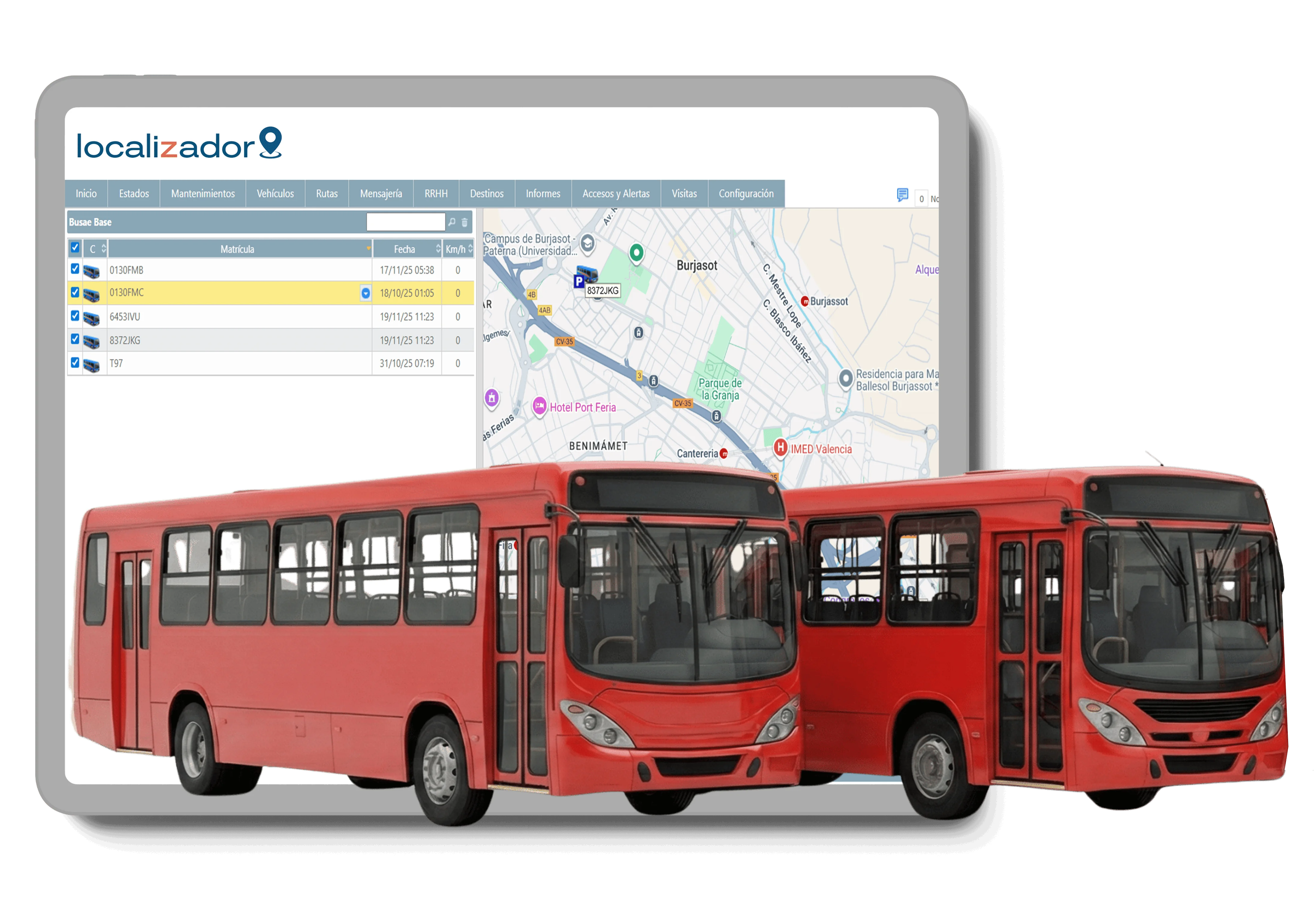 Tractor agrícola trabajando al amanecer con sistema de GPS para tractores y guiado automático.