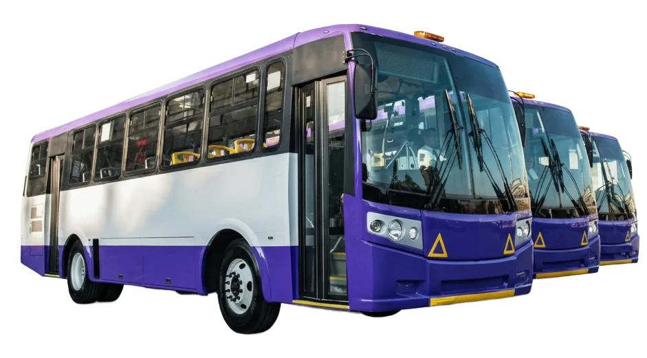 Mapa de google maps con título sobre soluciones GPS para camionetas vans y Flotillas para Transporte de Personal y Escolar